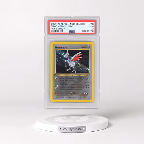 2000 Pokémon Neo Genesis #13 Skarmory - 1st Edition Holo (PSA 7 NM)