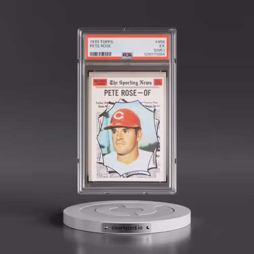 1970 Topps #458 Pete Rose (PSA 5 EX)