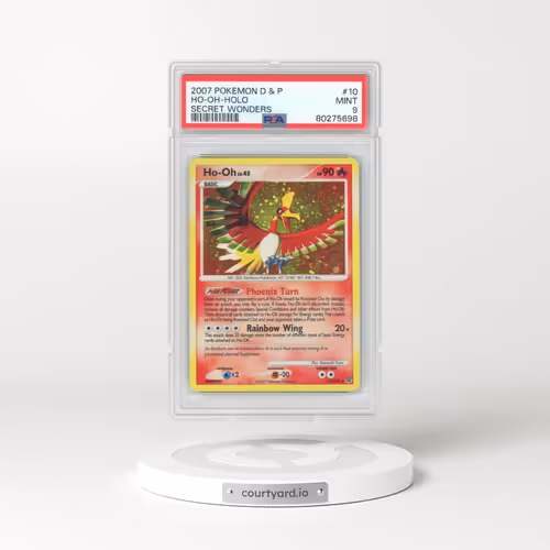 2007 Pokémon Diamond & Pearl Secret Wonders #10 HO-Oh - Holo (PSA 9 MINT)