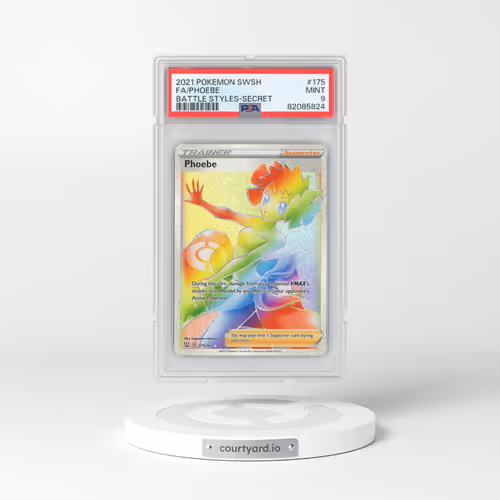 2021 Battle Styles #175 Phoebe - Full Art Holo (PSA 9 MINT)