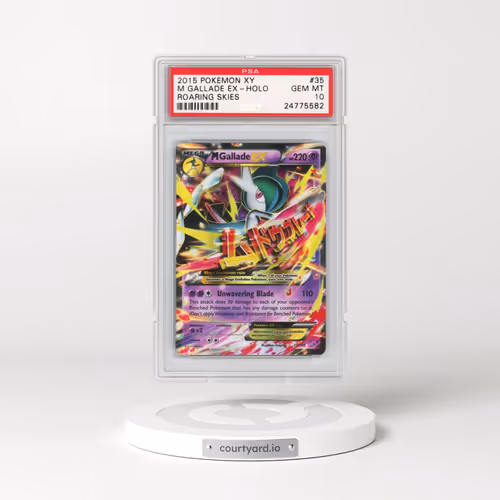 2015 Pokémon XY Roaring Skies #35 M Gallade EX - Holo (PSA 10 GEM MINT)