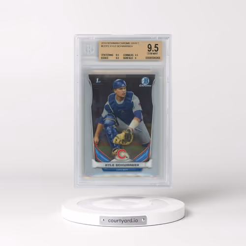 2014 Bowman Chrome Draft #CDP2 Kyle Schwarber (BGS 9.5 GEM MINT)
