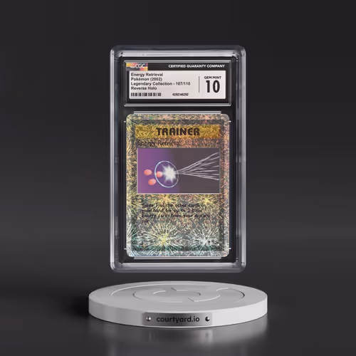 2002 Legendary Collection #107/110 Energy Retrieval - Reverse Holo (CGC 10 GEM MINT)