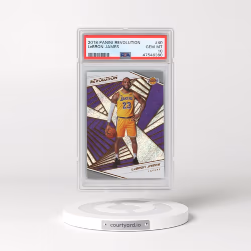 2018 Panini Revolution #40 LeBron James (PSA 10 GEM MINT)