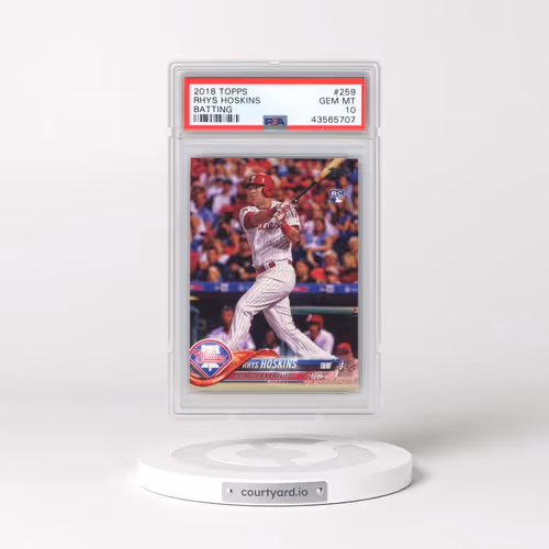 2018 Topps #259 Rhys Hoskins (PSA 10 GEM MINT)