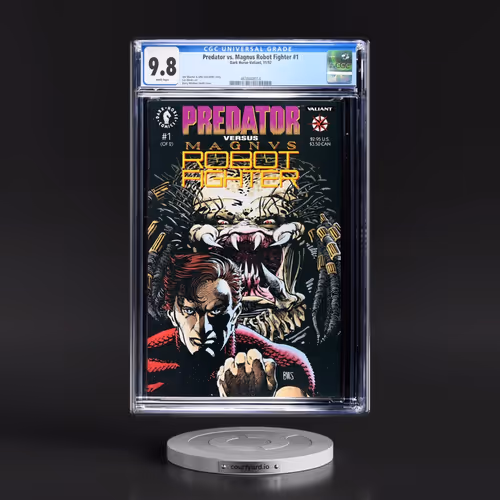 Predator vs. Magnus Robot Fighter #1 CGC 9.8 White Pages (Dark Horse-Valiant, 11/92)