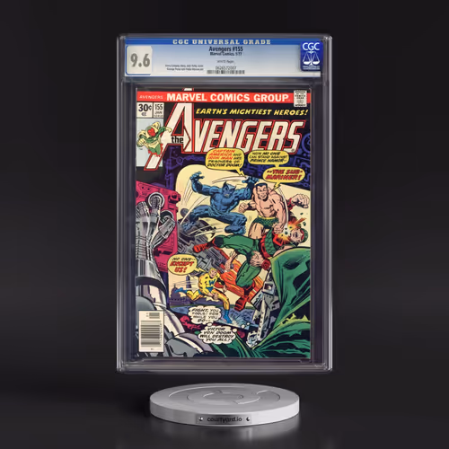 Avengers #155 CGC 9.6 White Pages (Marvel Comics, 1/77) - Universal
