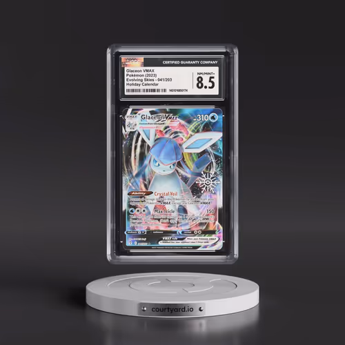 2023 Pokémon Holiday Calendar #041 Glaceon Vmax (CGC 8.5 NM-MT+)