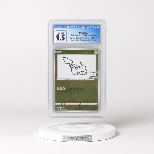 2019 Sword & Shield Promos #208/S-P Pikachu - Rev. Holo Pokémon Center Purchase (CGC 10 GEM MINT)
