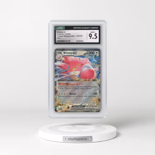 2024 Twilight Masquerade - TWM EN #134/167 Blissey ex - Holo (CGC 9.5 MINT+)