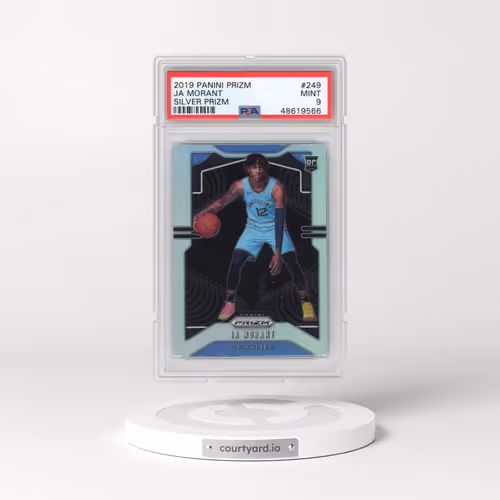 2019 Panini Prizm #249 Ja Morant - Silver Prizm (PSA 9 MINT)