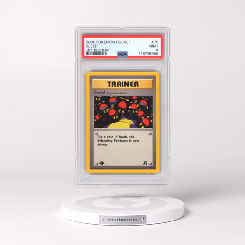 2000 Pokémon Rocket #79 Sleep! - 1st Edition (PSA 9 MINT)