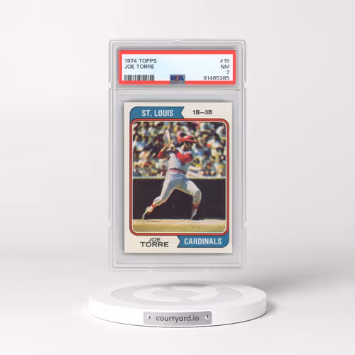 1974 Topps #15 Joe Torre (PSA 7 NM)
