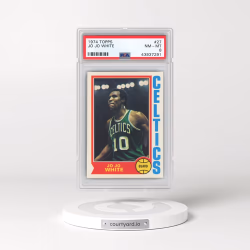 1974 Topps #27 Jo Jo White (PSA 8 NM-MT)