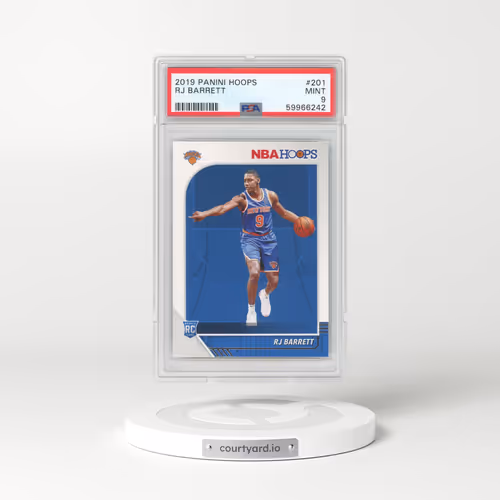 2019 Panini Hoops #201 RJ Barrett (PSA 9 MINT)