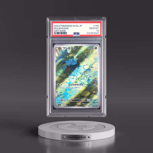 2023 Pokémon Sv2a-Pokemon 151 #166 Bulbasaur - Art Rare (PSA 10 GEM MINT)