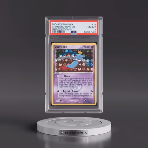 2004 Pokémon EX Hidden Legends #17 Chimecho - Reverse Foil (PSA 8 NM-MT)
