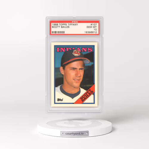 1988 Topps Tiffany #107 Scott Bailes (PSA 10 GEM MINT)