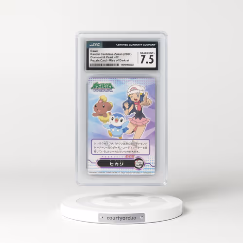 2007 Diamond & Pearl #02 Dawn - Puzzle Card Rise of Darkrai (CGC 7.5 NM+)