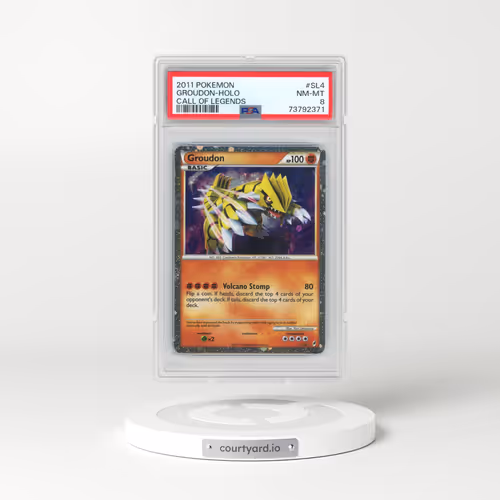 2011 Pokémon Call of Legends #SL4 Groudon - Holo (PSA 8 NM-MT)