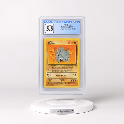 1999 Jungle #61/64 Rhyhorn (CGC 5.5 EX+)