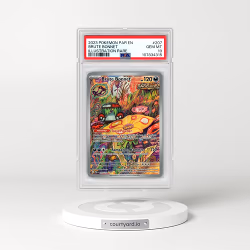 2023 Pokémon Par EN-Paradox Rift #207 Brute Bonnet - Illustration Rare (PSA 10 GEM MINT)