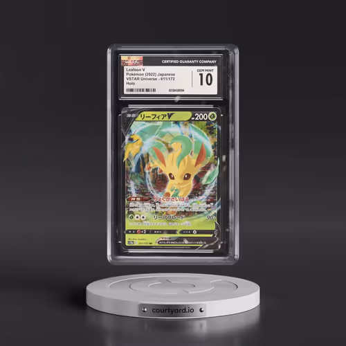 2022 VSTAR Universe #011/172 Leafeon V - Holo (CGC 10 GEM MINT)