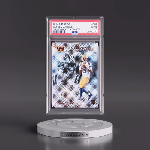 2024 Panini Prestige #302 Jayden Daniels - Diamond Xtra Points (PSA 9 MINT)