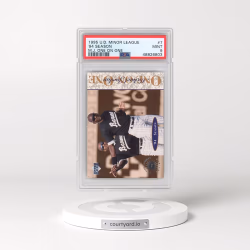 1995 Upper Deck Minor League M.J. One on One #7 '94 Season (PSA 9 MINT)