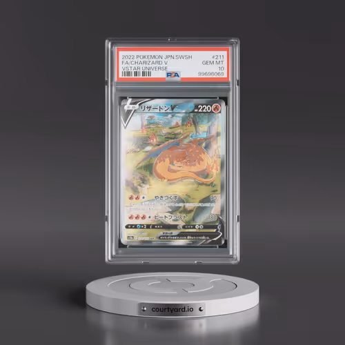 2022 Pokémon Sword & Shield Vstar Universe #211 Charizard V - Holo Full Art (PSA 10 GEM MINT)