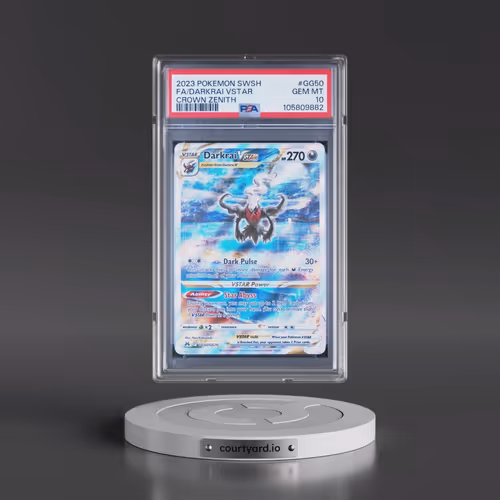 2023 Pokémon Sword and Shield Crown Zenith #GG50 Darkrai Vstar - Full Art (PSA 10 GEM MINT)
