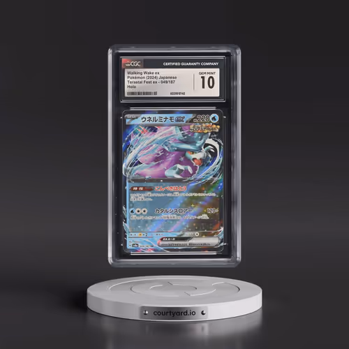 2024 High Class Pack: Terastal Fest ex - sv8a #049/187 Walking Wake ex - Holo (CGC 10 GEM MINT)