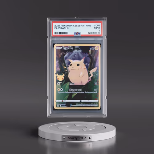 2021 Pokémon Celebrations #005 Pikachu - Full Art (PSA 9 MINT)