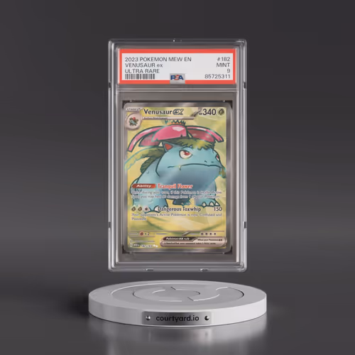 2023 Pokémon Mew EN-151 #182 Venusaur EX - Holo Ultra Rare (PSA 9 MINT)