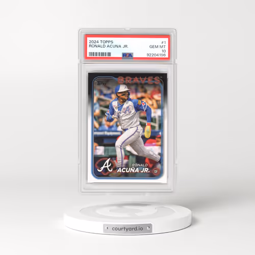2024 Topps #1 Ronald Acuna Jr. (PSA 10 GEM MINT)