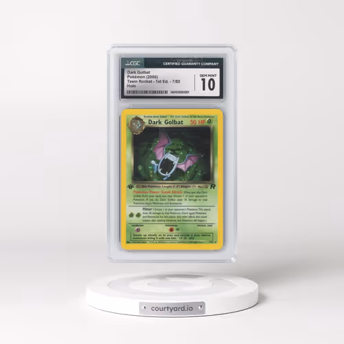 2000 Team Rocket #7/82 Dark Golbat - 1st Edition Holo (CGC 10 GEM MINT)