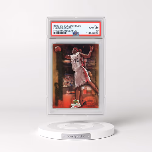 2003 UD Collectibles LeBron James Freshman Season #21 LeBron James (PSA 10 GEM MINT)