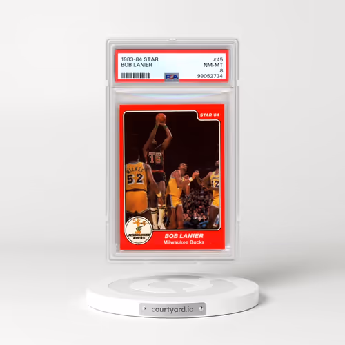 1983-84 Star #45 Bob Lanier (PSA 8 NM-MT)