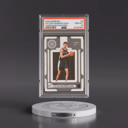 2023 Panini Donruss Hardwood Masters #3 Victor Wembanyama (PSA 10 GEM MINT)