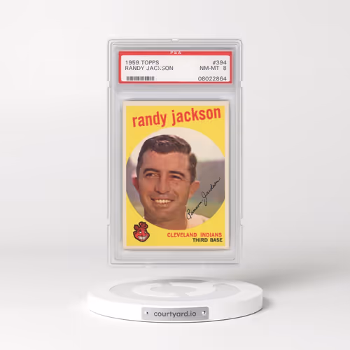 1959 Topps #394 Randy Jackson (PSA 8 NM-MT)