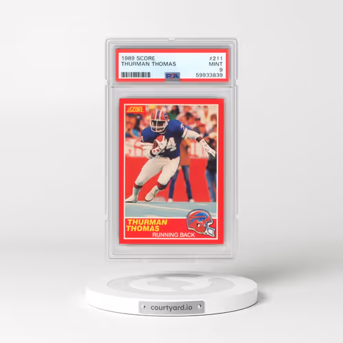 1989 Score #211 Thurman Thomas (PSA 9 MINT)
