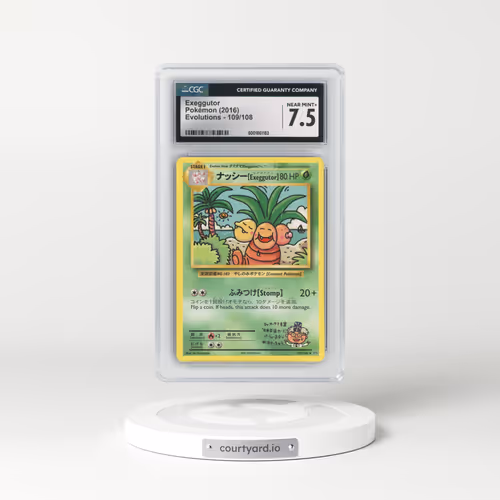 2016 Evolutions #109/108 Exeggutor (CGC 7.5 NM+)