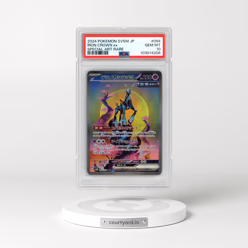 2024 Pokémon Sv5m-Cyber Judge #094 Iron Crown EX - Holo Special Art Rare (PSA 10 GEM MINT)