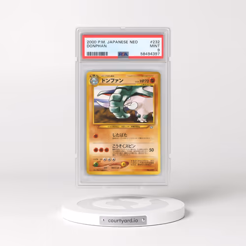 2000 Pokémon Neo #232 Donphan (PSA 9 MINT)