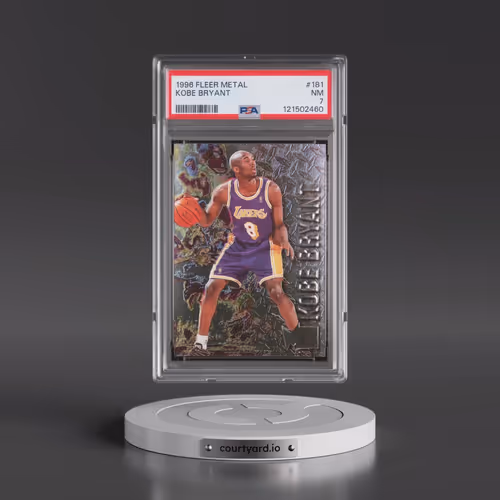 1996 Metal #181 Kobe Bryant (PSA 7 NM)