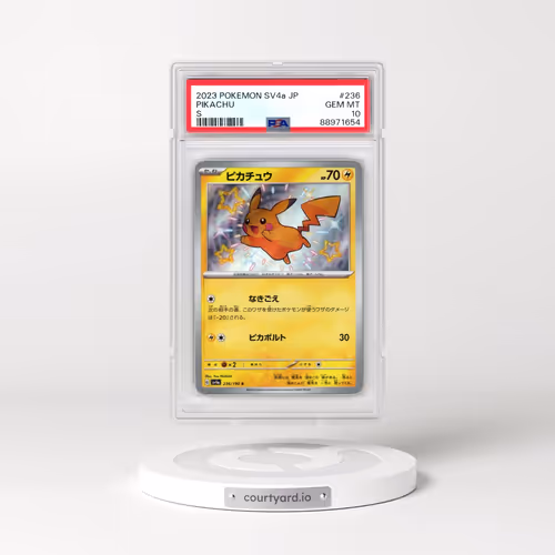 2023 Pokémon Sv4a-Shiny Treasure EX #236 Pikachu - S (PSA 10 GEM MINT)