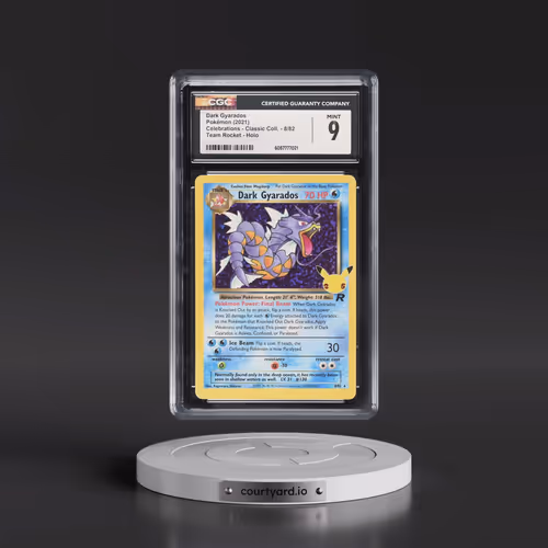 2021 Celebrations - Classic Collection #8/82 Dark Gyarados - Team Rocket Holo (CGC 9 MINT)