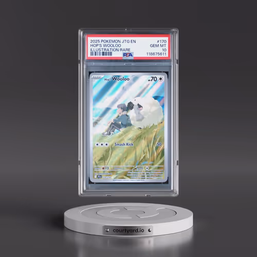 2025 Pokémon Jtg EN-Journey Together #170 Hop's Wooloo - Illustration Rare (PSA 10 GEM MINT)