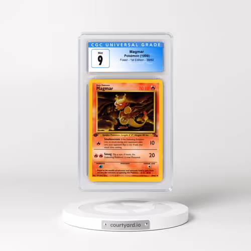 1999 Fossil #39/62 Magmar - 1st Edition 1st Edition (CGC 9 MINT)