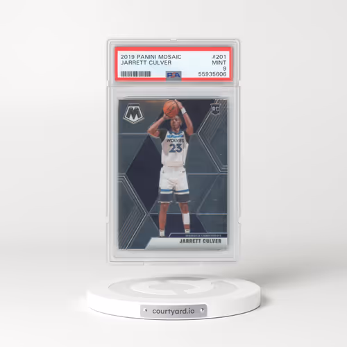2019 Panini Mosaic #201 Jarrett Culver (PSA 9 MINT)